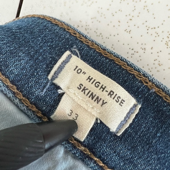 Madewell 10” High-Rise Skinny Jeans, Women’s Size 33 - Picture 5 of 11